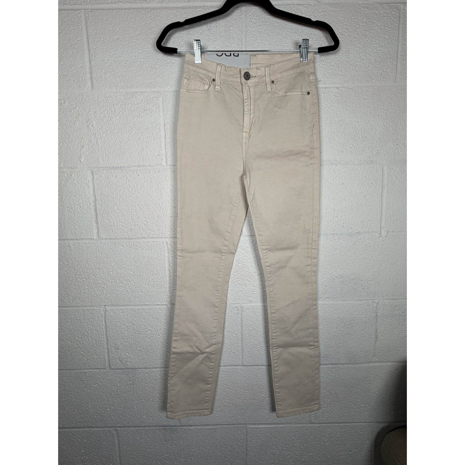 Bdg Twig High Rise Skinny Jeans Cream Ivory Womens 25w Stretch Denim New